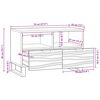 vidaXL TV-Einheiten Walnuss 70 x 33 x 46 cm Holzwerkstoff