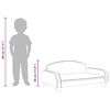 vidaXL Kindersofa Braun 70x45x30 cm Kunstleder