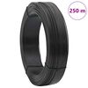 vidaXL Zaun-Bindedraht 250 m 2,3/3,8 mm Stahl Anthrazit