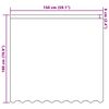 vidaXL Spitzenvorhang mit Vorh&auml;ngen Floral Wei&szlig; 180 x 150 cm Polyester