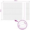 vidaXL Hexagonzaun Grau 1,4 x 25 m PVC