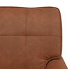 vidaXL Lounge-Liege mit Kissen Braun 91 x 157 x 91 cm Antikes PU