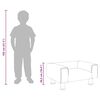 vidaXL Kindersofa Dunkelgrau 50x40x26,5 cm Samt