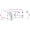 vidaXL Couchtisch 80 x 50 x 40 cm Massivholz Mango