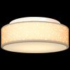 vidaXL Deckenlampe mit Strahlern Taupe 38 x 38 x 13,5 cm Stoff