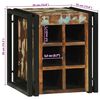 vidaXL Weinregal 35 x 35 x 39 cm Massives upgecyceltes Holz