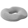 vidaXL Sitzkissen Einfarbig Hellgrau 42 x 36,5 x 8 cm Viscoschaum