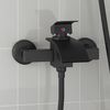 vidaXL Duschmischer Schwarz G 1 / 2 Zoll