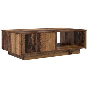 vidaXL Couchtisch mit Schubladen Altholz 95 x 55 x 31 cm Holzwerkstoff