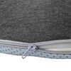 vidaXL Sitzkissen Einfarbig Dunkelgrau 42 x 36,5 x 8 cm Viscoschaum