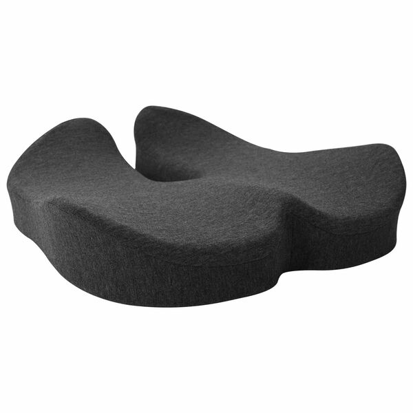 vidaXL Kopfkissen mit Kissen Dunkelgrau 50 x 43 x 10 cm Baumwolle