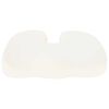 vidaXL Sitzkissen Einfarbig Grau 47 x 37 x 8 cm Viscoschaum
