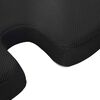 vidaXL Sitzkissen Einfarbig Schwarz 47 x 36,5 x 8 cm Viscoschaum