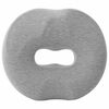 vidaXL Sitzkissen Einfarbig Hellgrau 42 x 36,5 x 8 cm Viscoschaum
