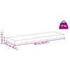 vidaXL Wandregal Wandmontiert Braun 90 x 23,5 x 4 cm Holzwerkstoff