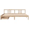 vidaXL Massivholzbett ohne Matratze 180x200 Kiefernholz