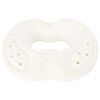 vidaXL Sitzkissen Einfarbig Hellgrau 42 x 36,5 x 8 cm Viscoschaum