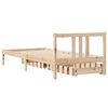 vidaXL Massivholzbett ohne Matratze 75x190 cm Kiefernholz