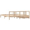 vidaXL Massivholzbett ohne Matratze 180x200 Kiefernholz