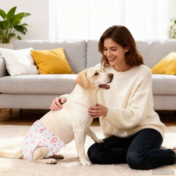 vidaXL Wegwerf-Hundewindel f&uuml;r H&uuml;ndinnen 30 pcs Wei&szlig; M