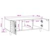 vidaXL Couchtisch 100 x 54 x 40 cm Massivholz Mango