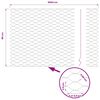 vidaXL Hexagonzaun Gr&uuml;n 0,8 x 50 m PVC