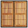 vidaXL Garten Essgruppe 3 pcs Schwarz Poly-Rattan
