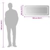 vidaXL LED-Badspiegel 100x40 cm