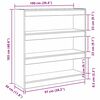 vidaXL B&uuml;cherregal Altholz 100 x 30 x 103 cm Holzwerkstoff