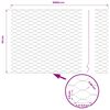 vidaXL Hexagonzaun Gr&uuml;n 0,6 x 100 m PVC