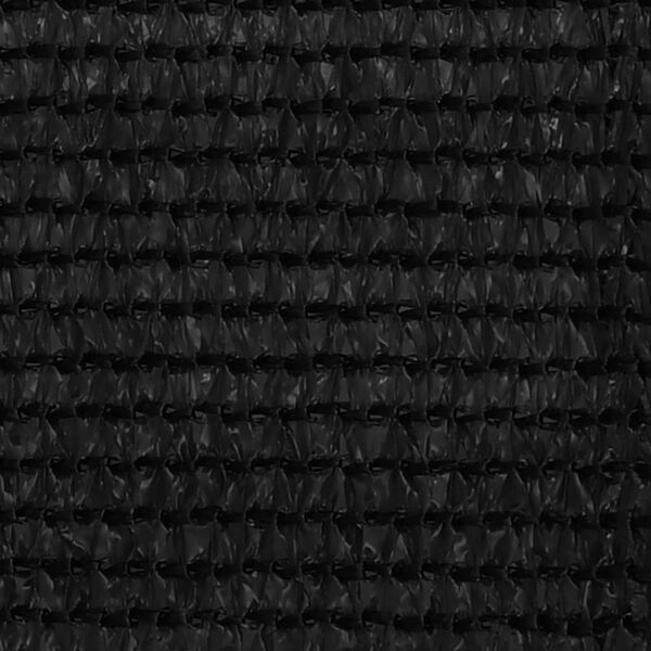 vidaXL Balkon-Sichtschutz Schwarz 90x500 cm HDPE