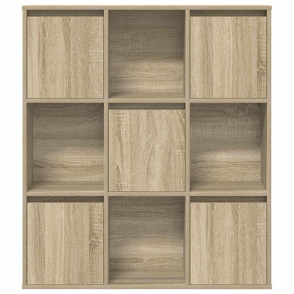 vidaXL B&uuml;cherregal Sonoma-Eiche 89x24x101,5 cm Holzwerkstoff