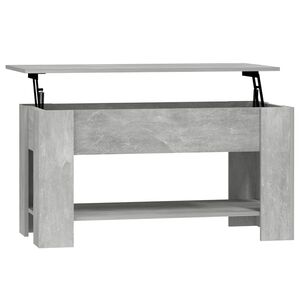 vidaXL Couchtisch Betongrau 101x49x52 cm Holzwerkstoff
