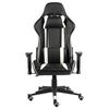 vidaXL Gaming-Stuhl Drehbar Wei&szlig; PVC