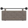 vidaXL H&auml;ngevorderseite Wandmontiert Grau 100 cm Antikes PU
