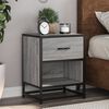 vidaXL Nachttisch Grau Sonoma 40x31x50 cm Holzwerkstoff
