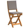 vidaXL Bistrogarnitur mit Kissen 3 pcs &Ouml;l-Natur Massivholz Akazie