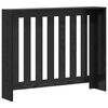 vidaXL Heizk&ouml;rperabdeckung Schwarz Eichen-Optik 104 x 20 x 82 cm