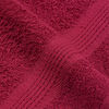 vidaXL Duscht&uuml;cher FROGN 4 Stk. Bordeaux 70x140 cm 360 g/qm