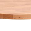 vidaXL Tischplatte &Oslash;60x4 cm Rund Massivholz Buche
