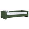 vidaXL Tagesbett mit Matratze USB Dunkelgr&uuml;n Stoff 90x200 cm