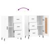 vidaXL Sideboard Wei&szlig; 69,5x34x90 cm Holzwerkstoff