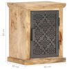 vidaXL Nachttisch mit T&uuml;r 40x30x50 cm Mango Massivholz