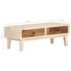 vidaXL Couchtisch 90x50x35 cm Altholz Massiv