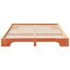 vidaXL Bettrahmen Braun 160 x 220 cm Massives Kiefernholz