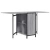 vidaXL Esstisch 144 x 60 x 75 cm Holzwerkstoff Grau Sonoma