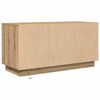 vidaXL TV-Schrank mit LED-Leuchten Artisan-Eiche 100x41x50 cm