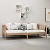 vidaXL Tagesbett mit Matratze 90x200 cm Honigbraun Massivholz Kiefer