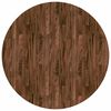 vidaXL Tischplatte Dunkelbraun &Oslash; 90 x 4 cm Massivholz Eiche