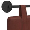 vidaXL H&auml;ngevorderseite Gl&auml;nzendes Braun 210 x 55 x 5 cm Antikes PU
